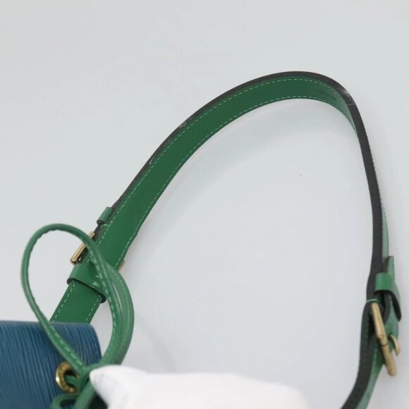 LOUIS VUITTON Epi Noe Shoulder Bag Bicolor Green Blue M44044 LV Auth 132146 - Picture 9 of 16